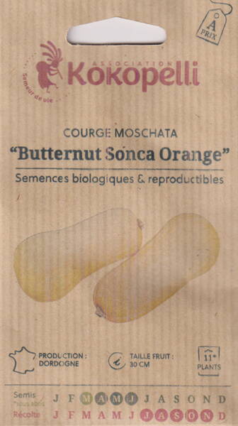 Тыква мускатная "Butternut Sonca Orange"